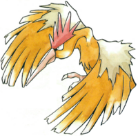 Fearow en Pokémon Rojo y Verde.