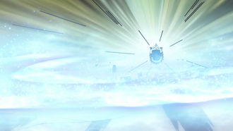 Mega-Glalie de Coral usando Frío Extremo/Frío Polar.