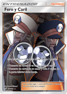 Versión Full Art de la carta en Unión de Aliados