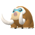 Imagen de Mamoswine macho en Pokémon Diamante Brillante y Pokémon Perla Reluciente