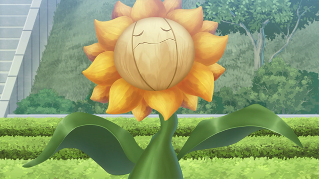 Archivo:EP1246 Estatua de Sunflora.png - WikiDex, la enciclopedia Pokémon