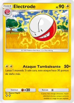 Carta de Electrode