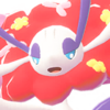 Icono de Florges flor roja variocolor en Leyendas Pokémon: Z-A