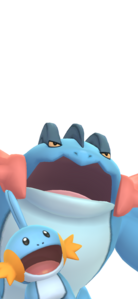 Mudkipy Mega-Swampert en las instantáneas