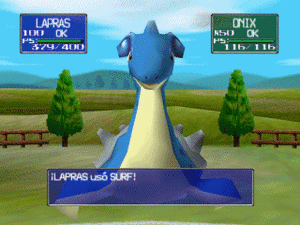 Surf en Pokémon Stadium.