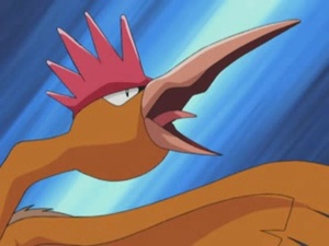 Fearow usando Pico Taladro.