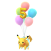 Pikachu 5 aniversario