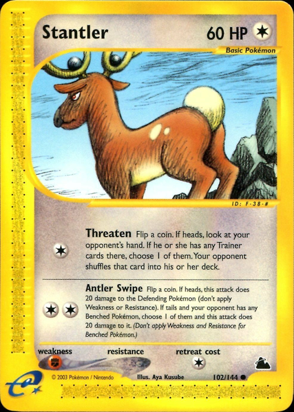 Archivo:Stantler (Skyridge TCG).png