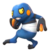 Croagunk en Pokkén Tournament DX.