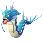 Imagen de Gyarados macho en Pokémon: Let's Go, Pikachu! y Pokémon: Let's Go, Eevee!