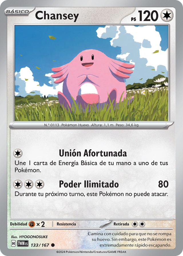 Chansey (Mascarada Crepuscular TCG) - WikiDex, la enciclopedia Pokémon