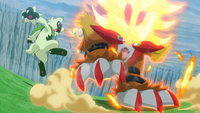 Floragato vs. Flamariete de Lucius.