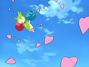 Roselia de Drew usando danza pétalo.