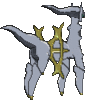 Imagen posterior de Arceus en Pokémon X, Pokémon Y, Pokémon Rubí Omega, Pokémon Zafiro Alfa, Pokémon Sol, Pokémon Luna, Pokémon Ultrasol y Pokémon Ultraluna