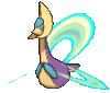 Imagen de Cresselia variocolor en Pokémon X, Pokémon Y, Pokémon Rubí Omega, Pokémon Zafiro Alfa, Pokémon Sol, Pokémon Luna, Pokémon Ultrasol y Pokémon Ultraluna