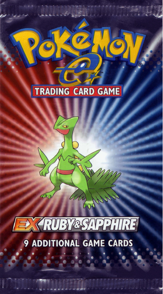 Archivo:Ruby and Sapphire Booster Sceptile (English TCG).png