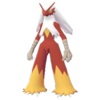 Imagen de Blaziken variocolor hembra en Leyendas Pokémon: Z-A