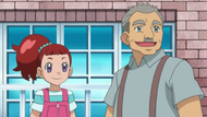 Ellie y su abuelo Tokuzo.