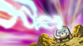 Mamoswine usando rayo hielo.