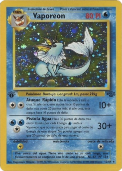 Carta de Vaporeon