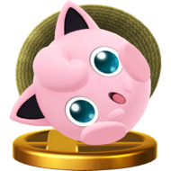 Trofeo alternativo de Jigglypuff en Wii U.