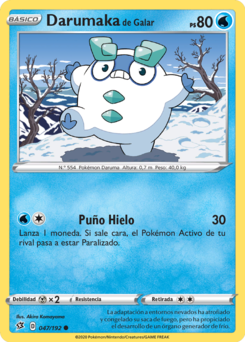 Carta de Darumaka de Galar