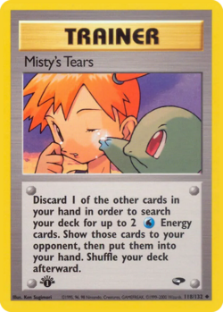 カスミのなみだ ジム拡張第1弾 Misty's Tears Gym Misty's Tears (TCG) - WikiDex, la enciclopedia Pokémon