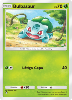 Carta de Bulbasaur