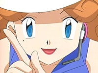 Cara de Lilian en el Concurso Pokémon de Mulberry.