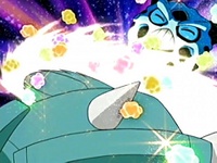 Metang de Morrison usando puño meteoro.