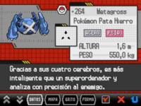 Nueva Pokédex, con datos de Pokémon de otras generaciones.