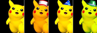 Paleta de colores de Pikachu en SSBM.