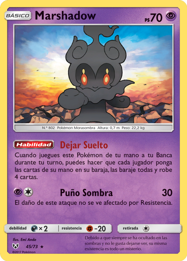 Marshadow Evento Ultra Shiny 6IV Per Pok&eacute;mon Spada E Scudo (Nintendo Switch)