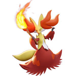 Delphox en Pokémon UNITE.