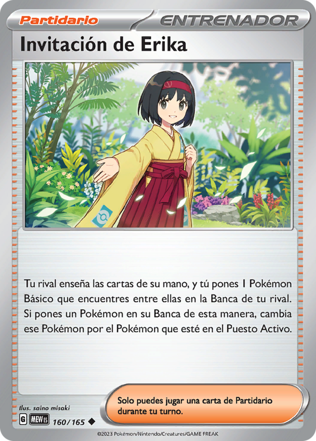 Invitación de Erika (TCG) - WikiDex, la enciclopedia Pokémon