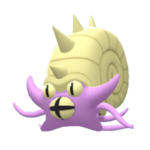 Imagen de Omastar variocolor en Pokémon Diamante Brillante y Pokémon Perla Reluciente