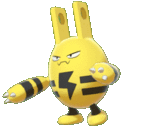 Imagen de Elekid variocolor en Pokémon Espada y Pokémon Escudo