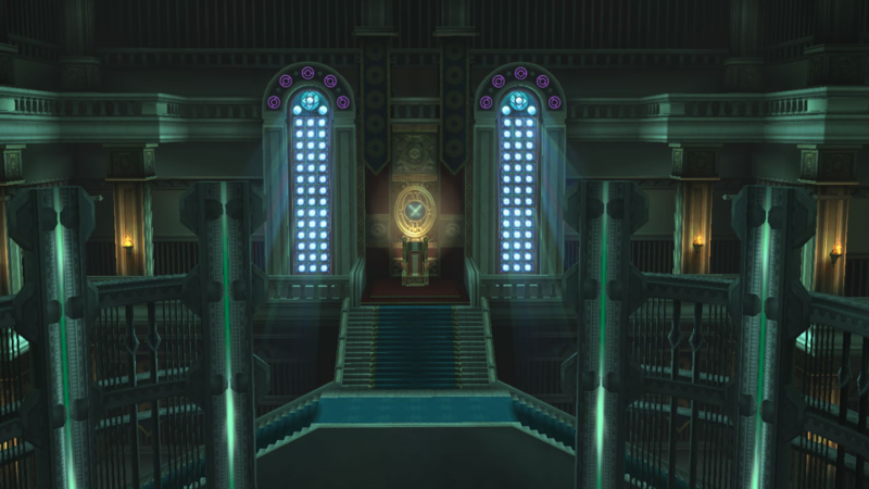 Archivo:Sala del Metal Liga Pokémon de Kalos SSB4 Wii U.png