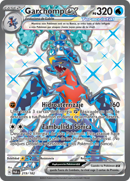 Garchomp ex (Brecha Paradójica TCG) - WikiDex, la enciclopedia Pokémon