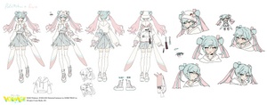 Arte conceptual de Hatsune Miku protagonista en Glorious Day.