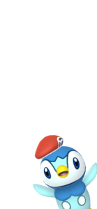 Piplup con la boina de León