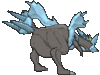 Imagen posterior de Kyurem en Pokémon X, Pokémon Y, Pokémon Rubí Omega, Pokémon Zafiro Alfa, Pokémon Sol, Pokémon Luna, Pokémon Ultrasol y Pokémon Ultraluna