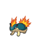 Icono de Quilava en Pokémon Diamante Brillante y Perla Reluciente
