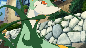 Serperior usando látigo cepa.