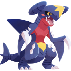 Garchomp en Pokémon Café ReMix.