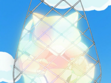 Sandshrew de Mira/Maiza usando teletransporte.