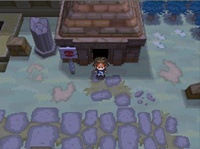 Exterior del Centro Pokémon de la Calle Victoria en N2/B2.