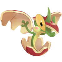 Flapple en Pokémon Café ReMix.