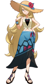 Cintia (T25) en Pokémon Masters EX.