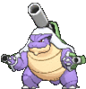 Imagen de Mega-Blastoise variocolor en Pokémon X, Pokémon Y, Pokémon Rubí Omega, Pokémon Zafiro Alfa, Pokémon Sol, Pokémon Luna, Pokémon Ultrasol y Pokémon Ultraluna